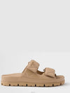 Nappa Leather Slippers Beige - PRADA - BALAAN 4