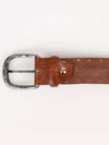 IKALOOK ITALY Simple Round Punching Leather Belt BE107 - IKALOOOK - BALAAN 7