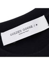 Logo Detail Cotton Sweatshirt Black - GOLDEN GOOSE - BALAAN 7