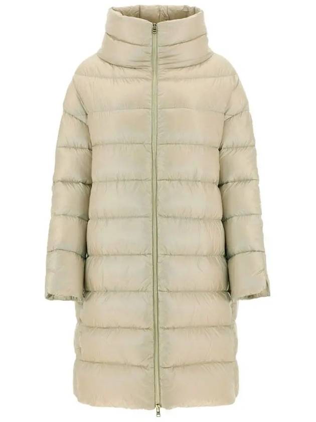 MATILDE High Neck Long Padded Jacket Beige PI1283DIC 12017Z 1985 - HERNO - BALAAN 1