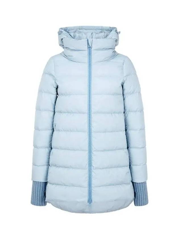 Women s ribbed cuffs down padded coat light blue 270521 - HERNO - BALAAN 1