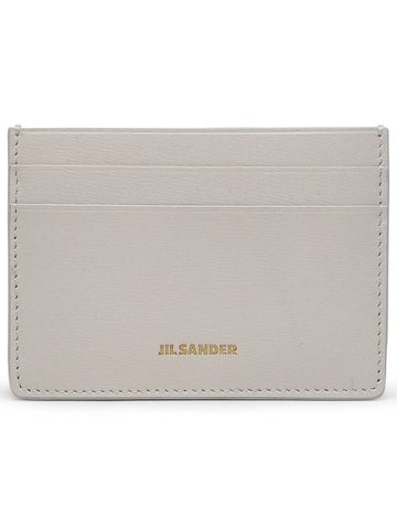 Logo Card Wallet Beige - JIL SANDER - BALAAN 1