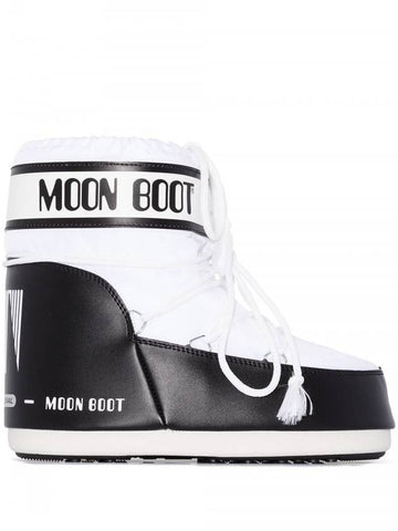 Icon Nylon Middle Boots White - MOON BOOT - BALAAN.