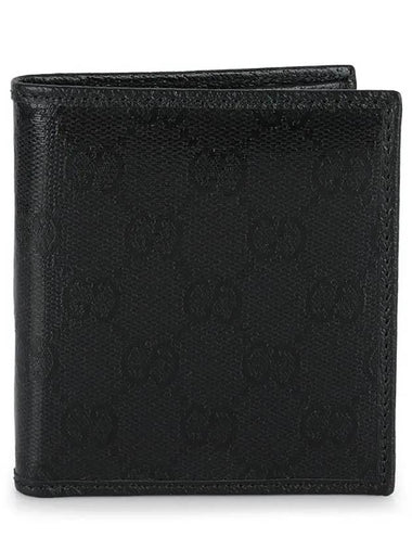 Men's GG Crystal Bi Fold Half Wallet Black - GUCCI - BALAAN 1