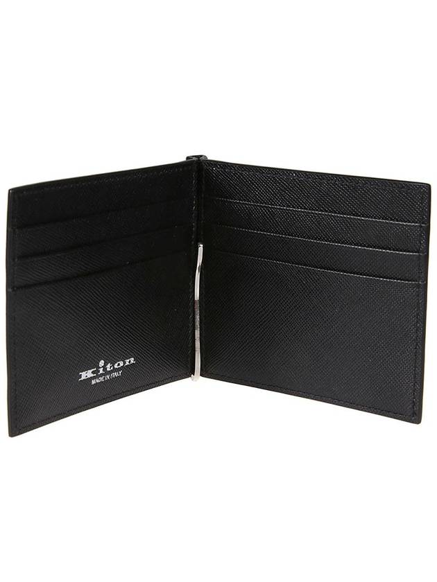 Men's Wallet UPEA013N0100301 NERO Black - KITON - BALAAN 4