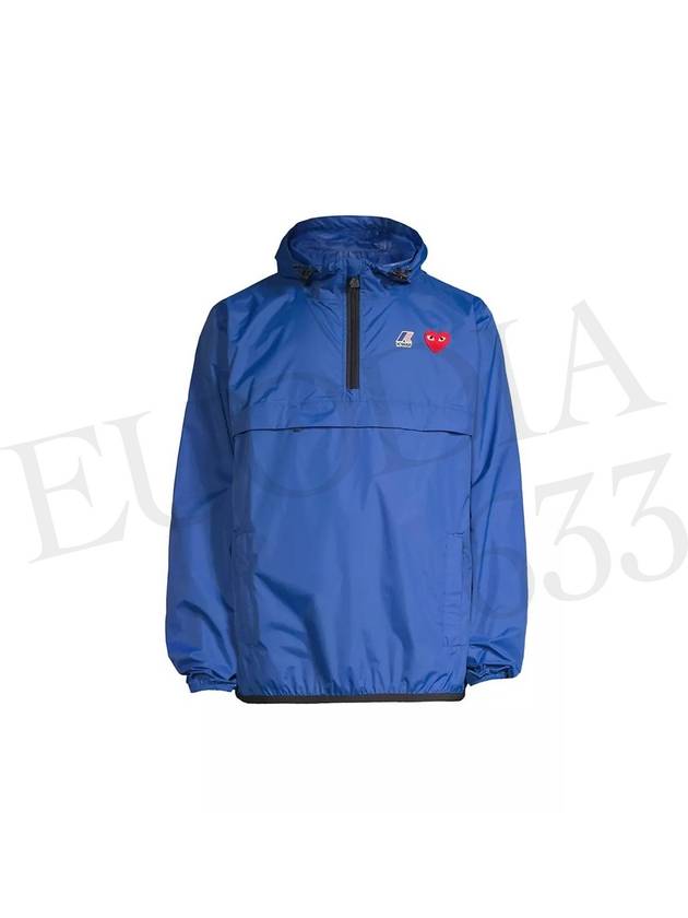 Logo Patch Anorak Blue - COMME DES GARCONS - BALAAN 3