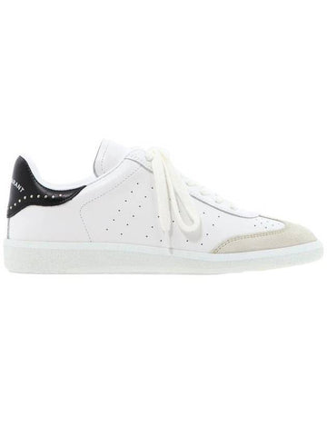 Bryce Low Top Sneakers White Black - ISABEL MARANT - BALAAN 1