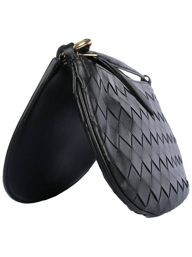 Intrecciato Shoulder Bag Black - BOTTEGA VENETA - BALAAN 6