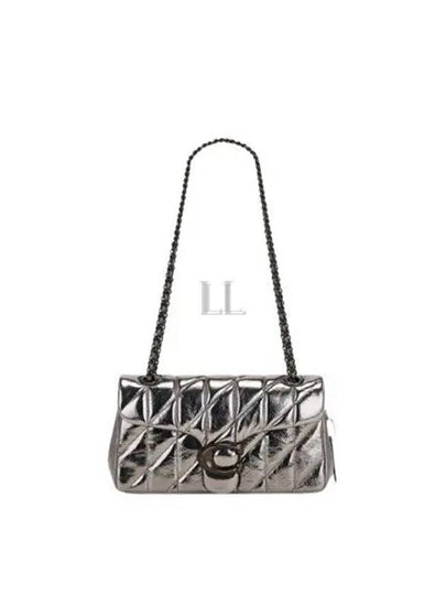 Tabby 26 Quiting Shoulder Bag Silver - COACH - BALAAN 2