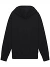 Milano Brushed Logo Cotton Hoodie Black - MSGM - BALAAN 3