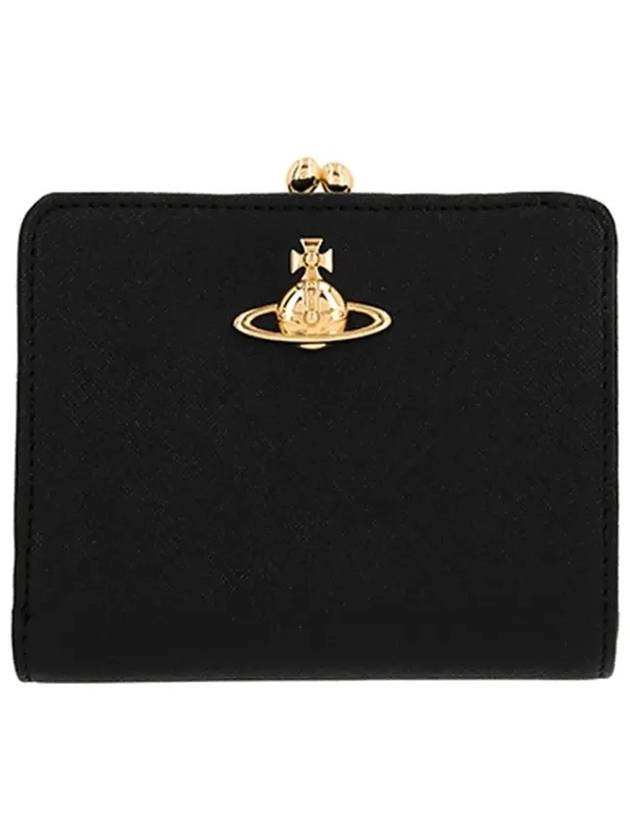 Frame Vegan Biogreen Pocket Half Wallet Black - VIVIENNE WESTWOOD - BALAAN 5