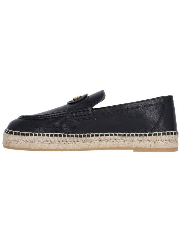 Valentino Garavani Flat shoes Black - VALENTINO - BALAAN 3