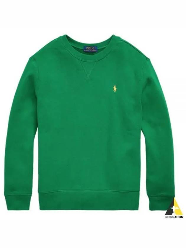 Embroidered Logo Pony Crew Neck Sweatshirt Green - POLO RALPH LAUREN - BALAAN 2