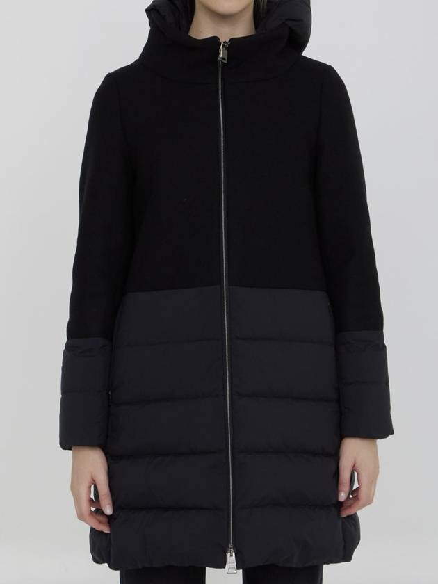 Coat In Wool And Nylon - HERNO - BALAAN 1