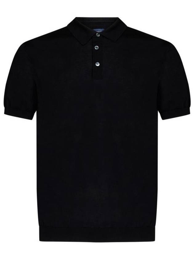 Men's Cotton Polo Shirt Black - DRUMOHR - BALAAN 1