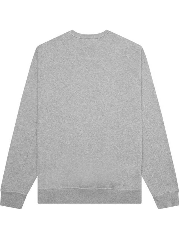 Garment Dyed Cotton Embroidery Logo Sweatshirt Grey - STONE ISLAND - BALAAN 3