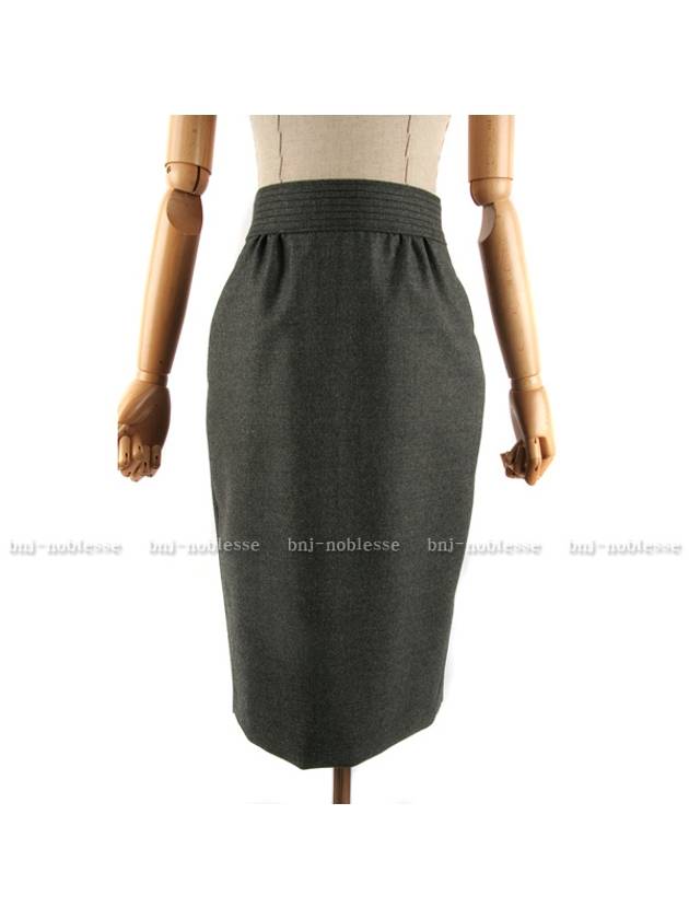 Wool Pencil Skirt Grey - DSQUARED2 - BALAAN 3