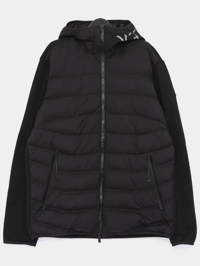 Hooded Padded Cardigan Black - MONCLER - BALAAN 2