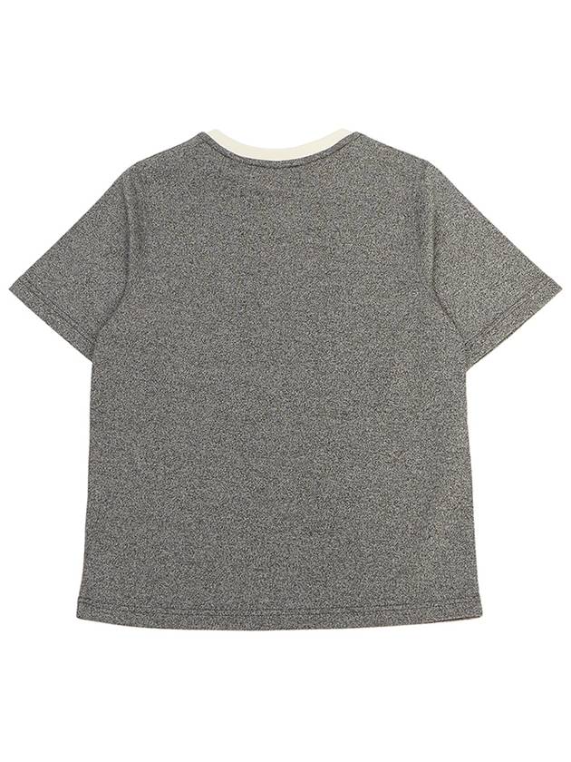 Kids T-Shirt 8079767 CHARCOAL GRAY MELANGE - BURBERRY - BALAAN 3