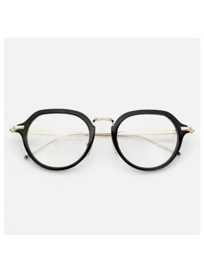 Eyewear Round Eyeglasses Gold Black - THOM BROWNE - BALAAN 2