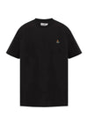 ORB Logo Cotton Short Sleeve T-Shirt Black - VIVIENNE WESTWOOD - BALAAN 5