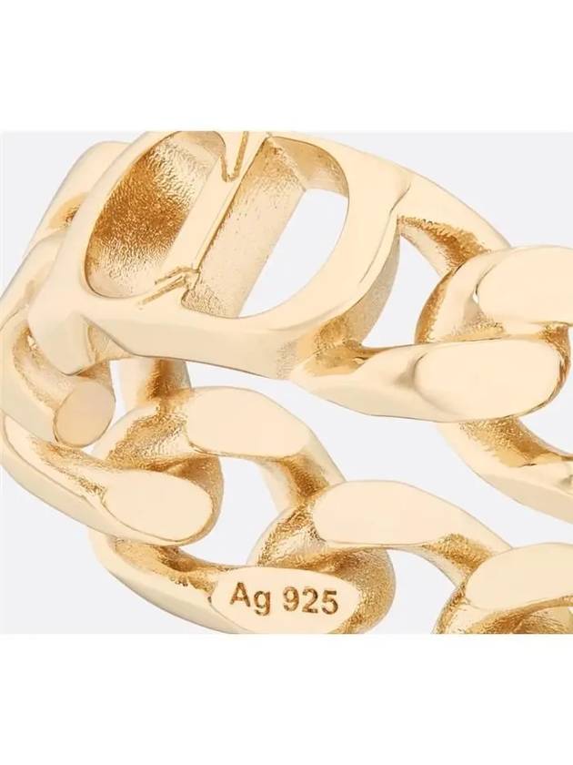 CD Icon Chain Link Ring Gold - DIOR - BALAAN 4