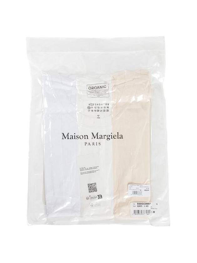 Men's Organic Jersey Short Sleeve T-Shirt 3 Pack Set - MAISON MARGIELA - BALAAN 2