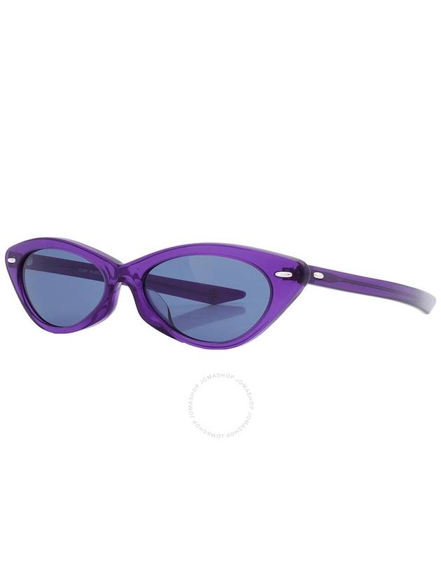 Tory Burch Dark Blue Cat Eye Ladies Sunglasses TY7197U 193580 53 - TORY BURCH - BALAAN 3