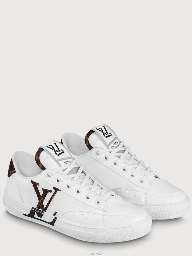 Charlie Monogram Signature Low Top Sneakers White - LOUIS VUITTON - BALAAN 3