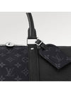 Keepall Bandoulier 50 Duffel Bag Black - LOUIS VUITTON - BALAAN 6