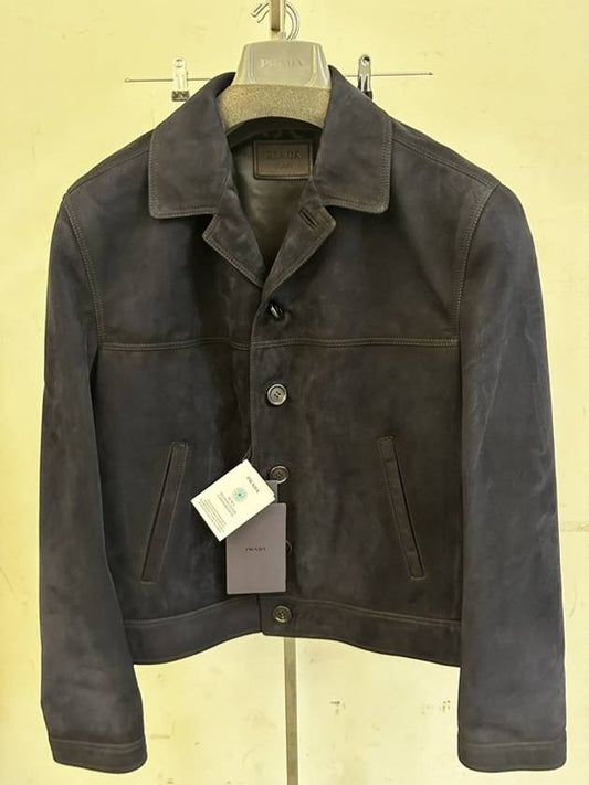 leather jacket UPW516 I9P F0008 - PRADA - BALAAN 1