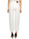 Cropped Straight Pants White - MONCLER - BALAAN 4