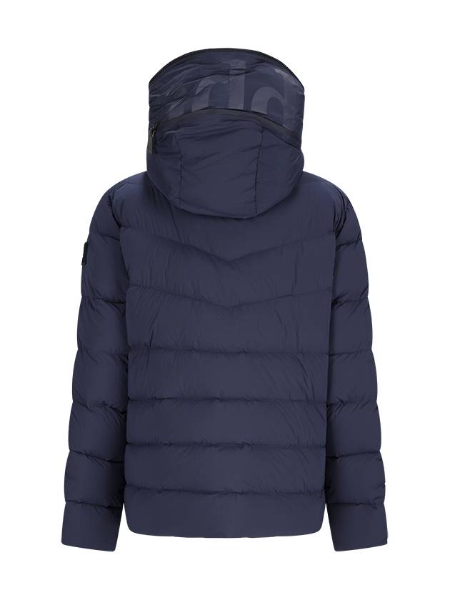 QUILTED DOWN JACKET WITH LOGO HOOD - ADD - BALAAN 2