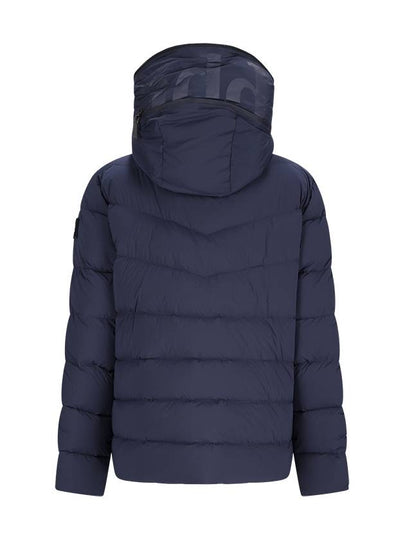 QUILTED DOWN JACKET WITH LOGO HOOD - ADD - BALAAN 2