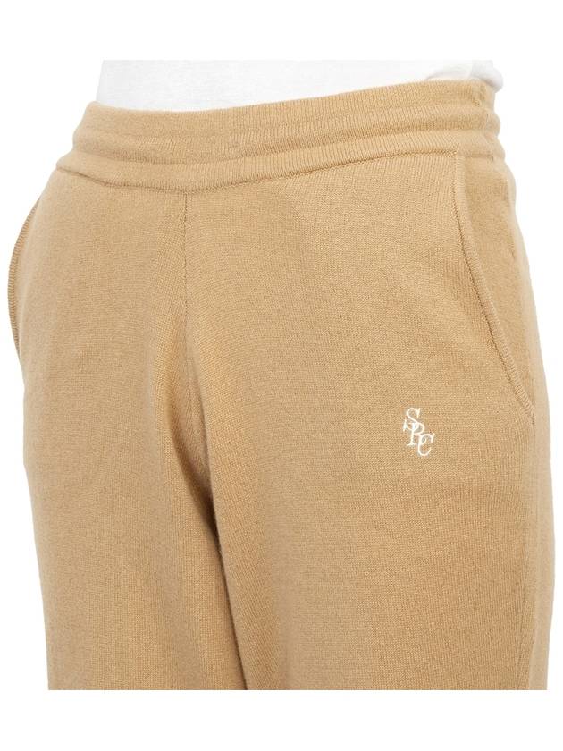 Training Cashmere Track Pants Camel - SPORTY & RICH - BALAAN 9