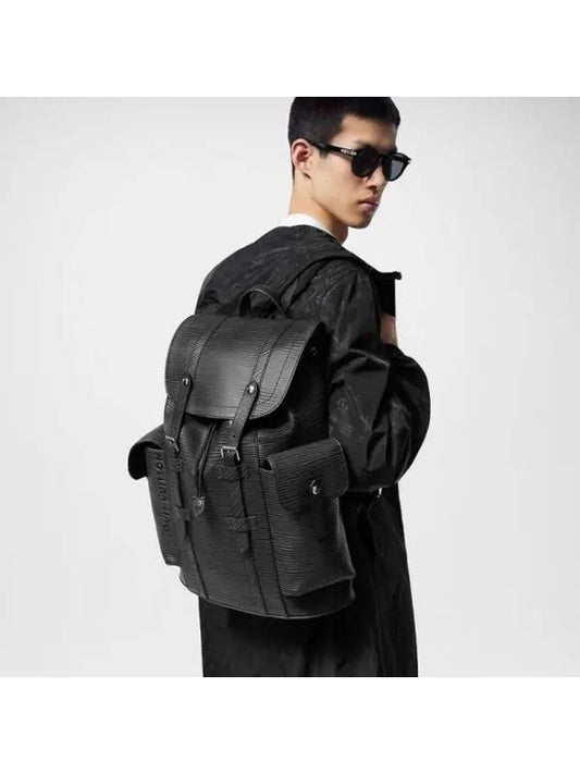 Christopher Backpack Black - LOUIS VUITTON - BALAAN 2