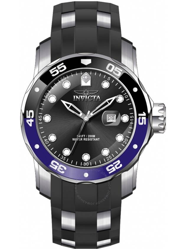 Invicta Pro Diver Black Dial Batman Bezel Men's Watch 39106 - INVICTA - BALAAN 2