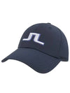 Anga Embroidered Logo Ball Cap Navy - J.LINDEBERG - BALAAN 2