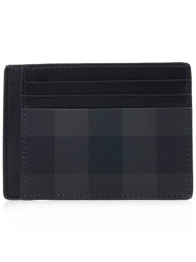 Check Money Clip Card Wallet Grey - BURBERRY - BALAAN 3