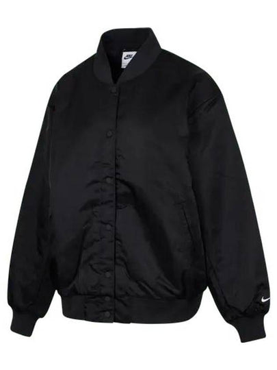 Sportswear Destroyer Oversized Woven Zip-Up Jacket Black - NIKE - BALAAN 2