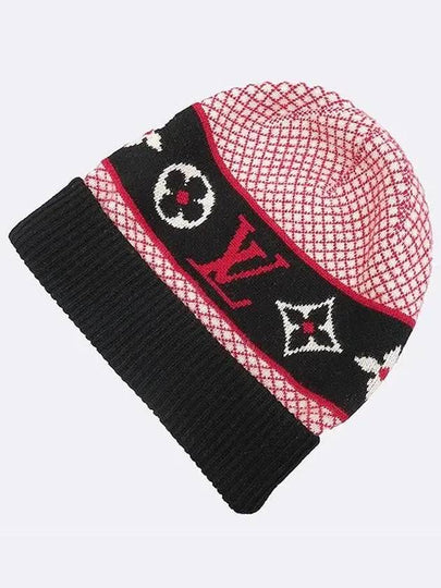 M77312 Red color BONNET DOUBLE LV cashmere blend women s beanie - LOUIS VUITTON - BALAAN 2