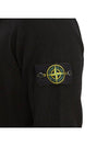 Wappen Patch Button Knit Top Black - STONE ISLAND - BALAAN 9