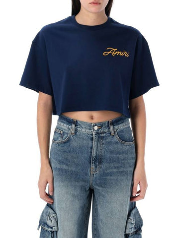 AMIRI DREAMERS PEGASUS CROPPED TEE - AMIRI - BALAAN 1