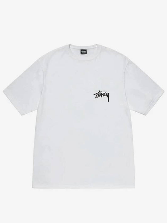 Short Sleeve Shattered T Shirt White - STUSSY - BALAAN 2
