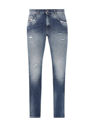 2019 D Strukt Slim Jeans Medium Blue - DIESEL - BALAAN 2