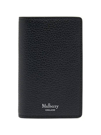 Logo Small Classic Grain Card Wallet Black - MULBERRY - BALAAN 2