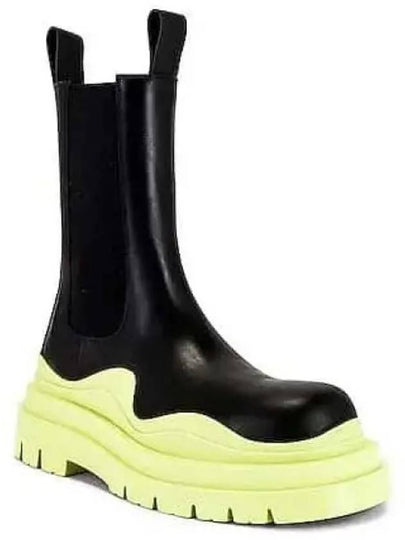 Tire Chelsea Boots Black Yellow - BOTTEGA VENETA - BALAAN 2