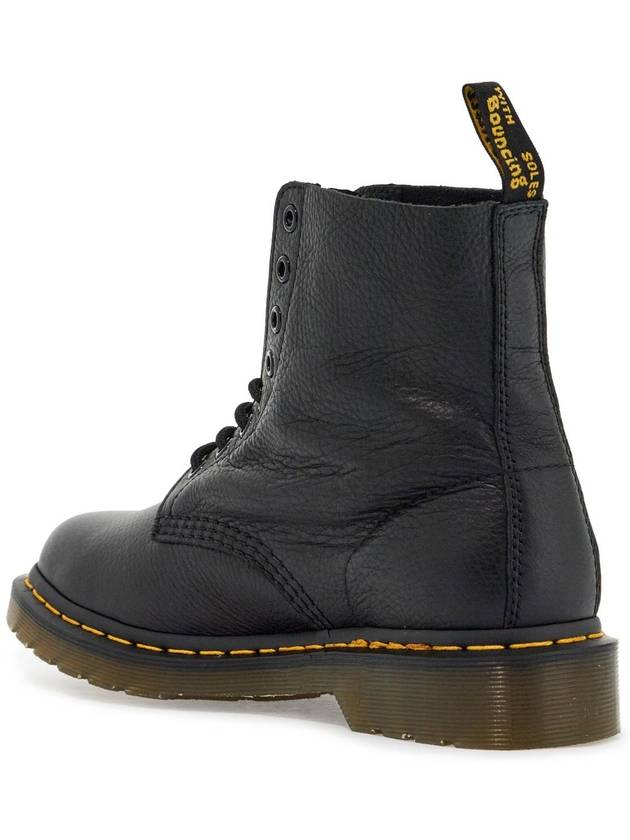 1460 Pascal Virginia Leather Lace Up Worker Boots Black - DR. MARTENS - BALAAN 4