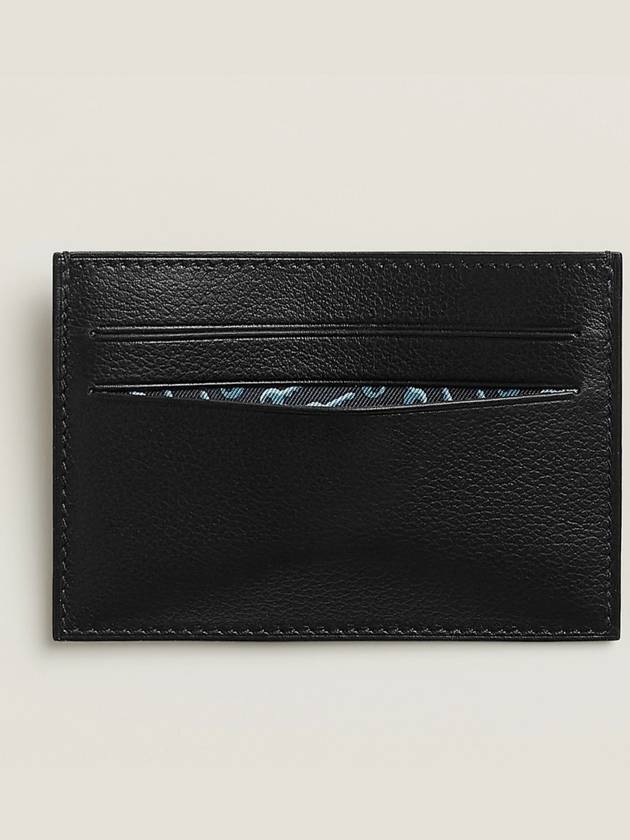 Citizen Twill Card Wallet Noir - HERMES - BALAAN 7