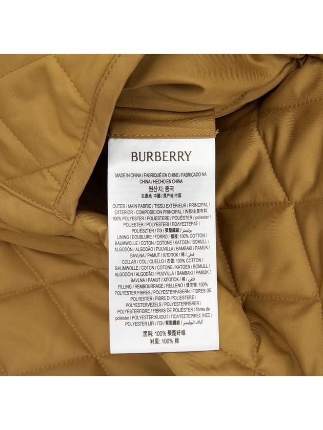 Dranefel Quilted Jacket Camel - BURBERRY - BALAAN 11